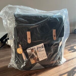 Meta Diaper Backpack in Black Matte Canvas